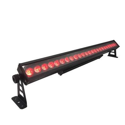 China Professional Stage Lights LED Wall Washer Light 24pcs 10w RGBWA LED Wall Wash Outdoor City Lights for Wedding DJ Disco for sale