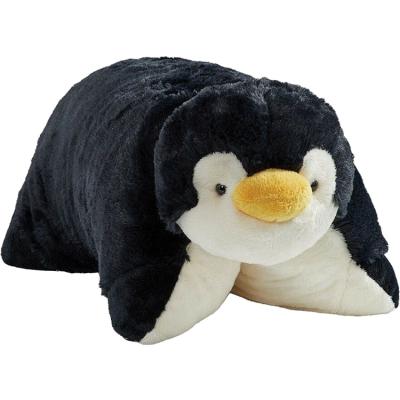 China Creative Super Soft Cute Animal Plush Stuffed Kids Cushion Home Decoration Gift Penguin Pillow for sale