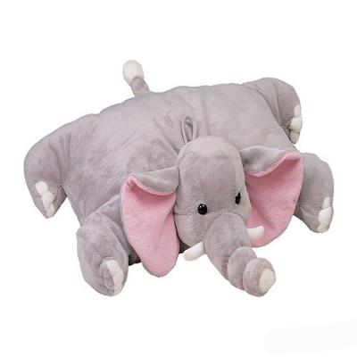 China Soft Plush Toys Cushion Wholesale Good Quality Plush Elephant Cushion Animal Toys Pillow for sale