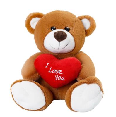 China Valentine Design Valentine Plush Teddy Bear Design Stuffed Toy Doll Fast Shipping Custom Logo for sale