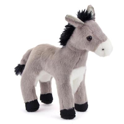 China Hot Selling Soft Stuffed Custom Gray Plush Mule Toy China Donkey Plush Toys for sale