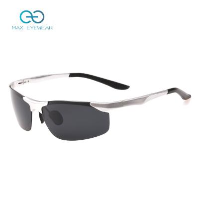 China Black Men's Sports Sunglasses Oculos Magnesium Sunglasses W8179 Manufacture Man Aluminum Magnesium Aluminum Cycle Polarized for sale