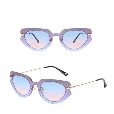 Cina Hot Trending Fashion Sunglasses NQ2215 2021 Fashion Sun Shading Shot Eyewear Women Cat Eye Sunglasses in vendita