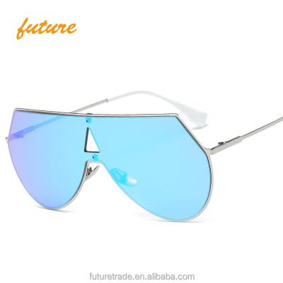 China Fashion Sunglasses Reflect Retro Vintage Oversized Women's Oversized Women's Designer Brand Sun Glasses Shades Sun Glasses Men's Sunglasses for sale