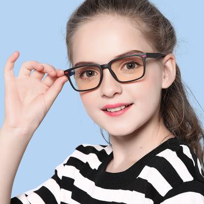 China Other Eyewear TR90 Optical Frame Unisex Kids Blue Anti Blocking Glasses For Computer 2020 for sale