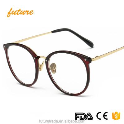 China The other round of the future J51081 shades 2021 wholesale unisex optical glass metal frame designer eyeglasses frames otaly for sale