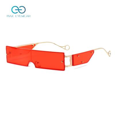 China Soft rectangle unisex Gafas De Sol Marca Frameless China Sunglasses 2021 de gafas de sol K8905 le petit Te koop