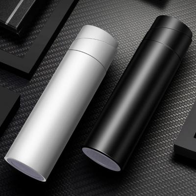 China Yeway Designer Double Wall Vacuum Flask Stainless Steel Sports LED Outdoor Smart Water Bottle Stored With Reminder To Drink Water for sale