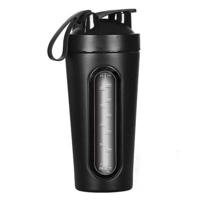 China Modern 750ML Protein Powder Sports Shaker Bottle For Stainless Steel Space Cup New Extreme Bottle Gym Water Cup for sale