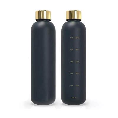 China Yeway Bpa Free Custom Sustainable Eco Friendly Sports Water Bottle Drinking Motivational Water Bottles With Time Marker Bottle for sale