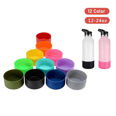 China YEWAY BPA Free Viable Food Safe Portable Silicone Thermos Boot Silicon Sleeve For Water Bottle for sale