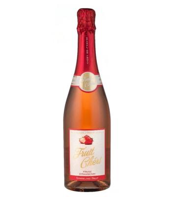 China sofe drink Fruit cheri fraise aerated juice-based drink Cream Peach Sparking Wine for sale