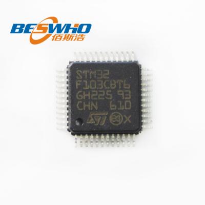 China 32 Bit Microcontroller IC MCU 32BIT 64KB FLASH 48LQFP ST STM32F103C8T6 for sale