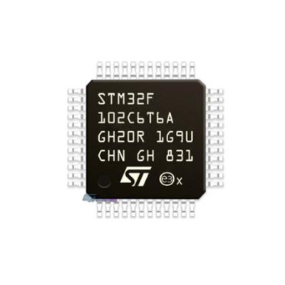 China STM32F102C6T6A LQFP48 Microcontroller MCU IC Chips STM32F102C6T6A LQFP48 New ARM Microcontroller Chip Original 32-Bit for sale