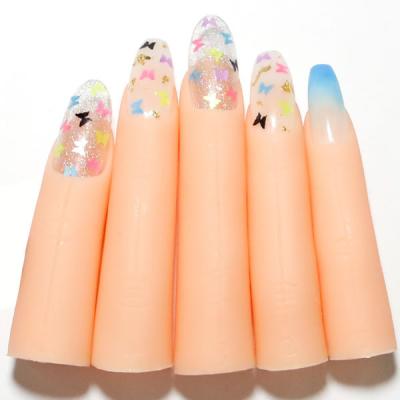 China Nail Art Tools 5pcs/bag Nail Art Tools Nail Practice Artificial Fingers With Magnet for sale