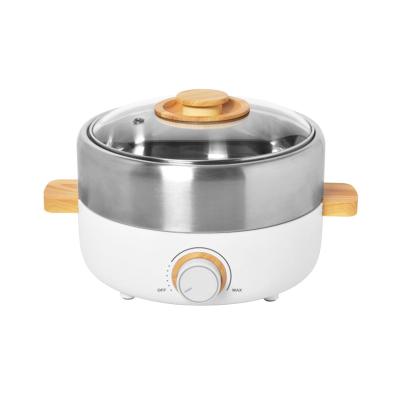 China Household Electric Cooker Multi Function Hot Pot Stainless Steel Nonstick Cookware for sale