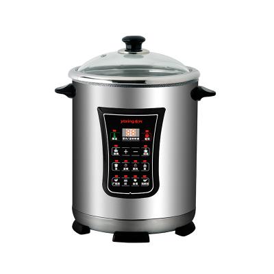 China 10L Commercial Select Standard Lid, Series Digital Stainless Steel Countdown Programmable Round Electric Slow Cooker for sale