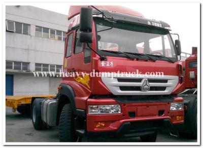 China Los tractores de oro del príncipe 4x2 de SINOTRUCK acarrean/motor para tirar del chasis del remolque del envase en venta