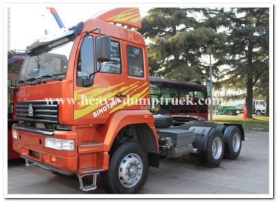 China SINOTRUCK Golden Prince 4x2 286 HP tractor head / prime mover for pulling Low bed semi trailer for sale