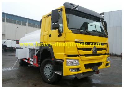 Chine Camion jaune de réservoir de stockage de pétrole avec 22M3 l'euro 2 du volume 336HP pour la Mauritanie avec l'OIN/ccc à vendre