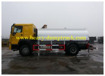 China 290 hp Oil Transportation Trucks 6X4 20000L  Senegal yellow color for sale