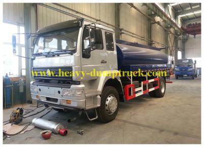 China Fuel / oil tank truck 336hp 4x2 Drive 10000L with power takeoff for sale