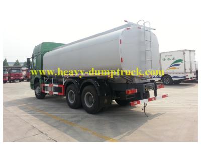 China 30cbm Fuel Tank Truck 6X4 336hp Drive EURO II Engine Green Chassis White Tank for sale