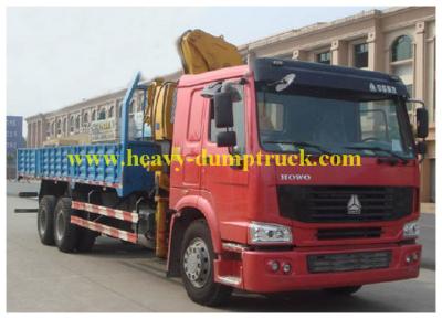 Cina Il camion di SINOTRUK HOWO ha montato la gru 6X4 RHD 12tons con la garanzia ed i pezzi di ricambio in vendita