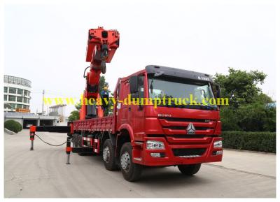 China Transporte o guindaste montado SINOTRUK HOWO 8×4 com o motor D12 para Dubai à venda