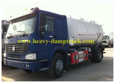 Chine OIN/ccc de CBM du lecteur 15 de CBM 6X4 du camion 15 d'aspiration d'eaux d'égout de réservoir de carburant 400L à vendre