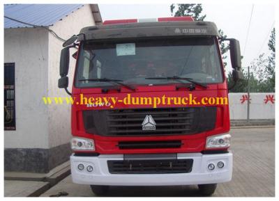 China Fire Fighting Trucks 10 to 16cbm Double cabin diesel engine water tanker for sale