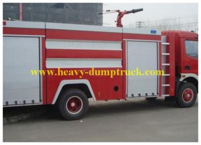 China Sinotruk Fire Engine Vehicles Red Flame on Road 6X4 / 4X2  BV / ISO for sale