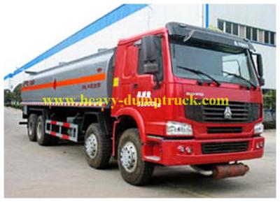 China Chemical tanker truck Sinotruk howo 8X4 20 CBM 336 hp ISO / BV for sale