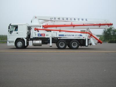 Cina Motore potente HDT5291THB-37 dell'asta 371hp del camion 37m della pompa per calcestruzzo di HOWO grande in vendita