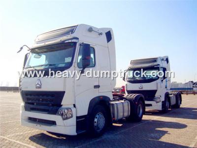 China Howo A7 420 hp Engine and Two Sleepers Tractor Head Trucks Right Hand Driving Type for sale