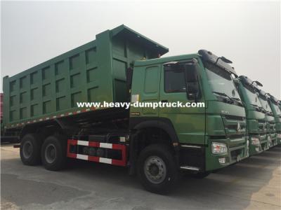 China 20m³ HOWO 6x4 371hp Dump Truck Installed With HYVA Brand Middle Lifting With High Lifting Capacity for sale