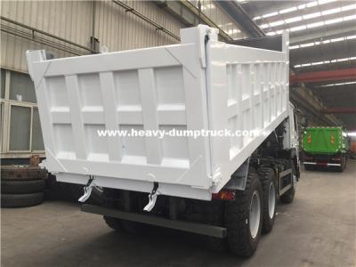 China 18m³ Heavy Duty Dump Truck 12.00R24 Deep Pattern Tire 371 Hp Horse Power for sale