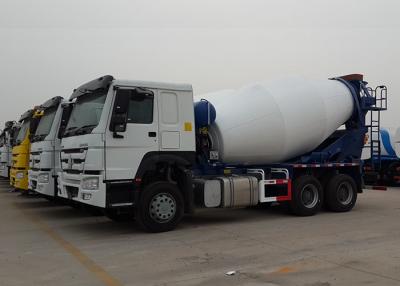 China 9.726L Displacement Concrete Mixer Truck / Bulk Cement Trailer Horsepower 371Hp Engine for sale