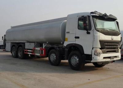 China SINOTRUK HOWO-A7 8x4 Horsepower 371Hp Engine Oil Tank Truck , Oil Tanker Trailer 40m³ / H Pump Flow for sale