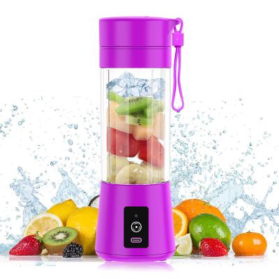 China 380ml Usb Bottle Lemon Juicer Mango Rechargeable Cordless Easy Handling One Portable Personal Blending Juicer Juicer for sale