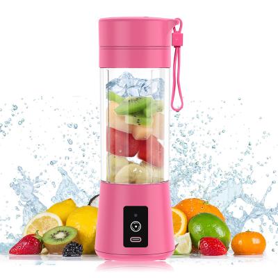 China Portable Blender Easy Handling 380ml Tritan Cup BPA Free Electric Fruit Smoothie Blender Beauty Juicer for sale