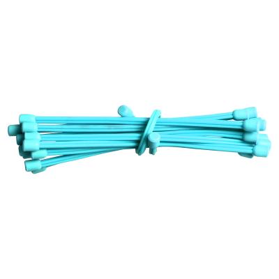 China Eco-Friendly Best Selling Manufacturer Magic Food Grade Professional Soft Silicone Cable Tie for sale