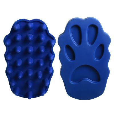 China Viable Wholesale Cheap Price Pet Bath Brush Silicone Cat Bath Brush Dog Bath Silicone Massage Cleaning Brush Pet Stabilized Feeds for sale