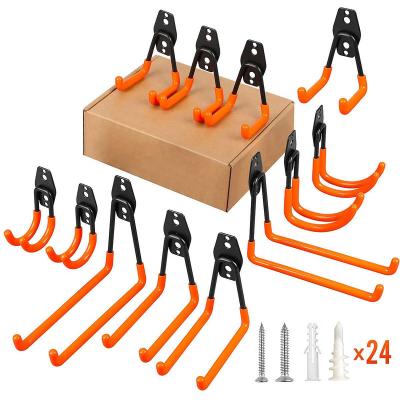 China Cheap Price Heavy Duty Tool Rack Garage Storage Double Garage Organizer Hangs Wall Hooks for sale