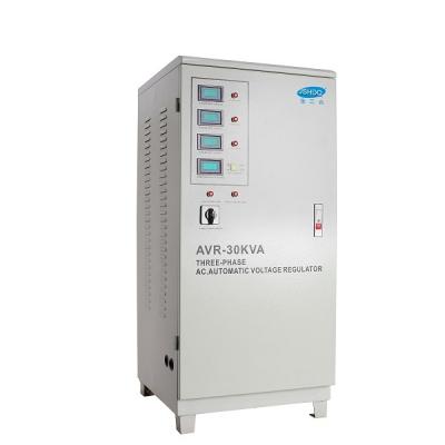 China SVC TNS SBW 15KVA Servo Three Phase Regulator Stabilizer SVC Motor Votage for sale