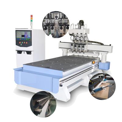 China MDF 3D WOOD ACRYLIC ALUMINUM Woodworking Machinery 1325 ATC CNC Wood Router Carving 1325 4 Axis 3D Engraving Woodworking Machine for sale