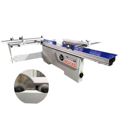 China MJ45 Horizontal 3200mm 45 Degree Wood Plywood Slitter Sliding Table Panel Saw For MDF PVC Furniture Cabinet Door for sale