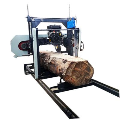 China horizontal mobile diesel gasoline electric horizontal band sawmill machine/full automatic log sawmill saw machine for sale