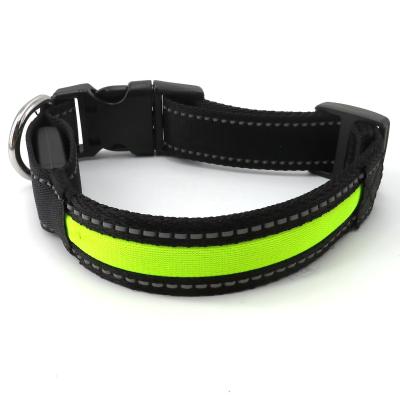 China Custom Hot Selling Waterproof Product Dog Cat Collar Led Night Safety Clip Pet Neck Collar for sale