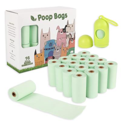 China Sustainable High Quality Compostable Pet Waste Bags Plantstarch Biodegradable Pet Poop Bags For Dogs for sale